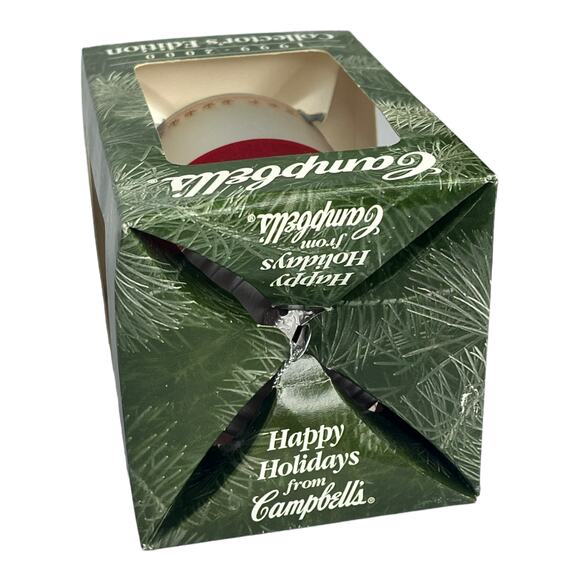 Campbells Chicken Noodle Soup Can GLASS ORNAMENT Collectors Edition 1999-Y2K - Picture 7 of 8